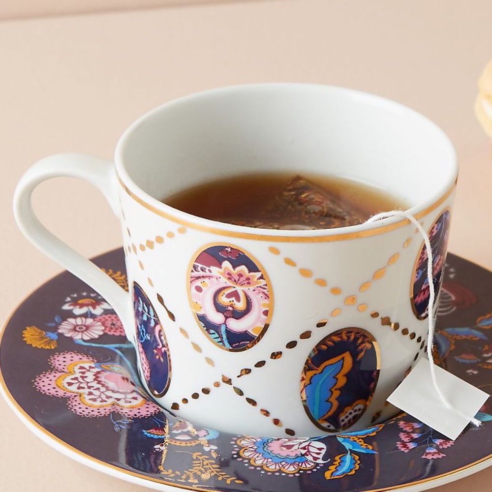 Set of 2 Anthro Teacups